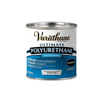 Rust-Oleum Varathane 200261H 1/2-Pint Innenraum kristallklar wasserbasiert Poly...