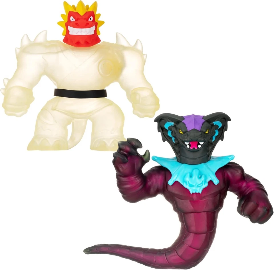 Juego de juguetes interactivos que brillan en la oscuridad: Blazagon & Shadowfang Viper de Goo Jit Zu Foto 3 de 4