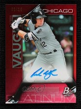 2020 Bowman Platinum Wal-Mart Top Prospects Red 2/10 Andrew Vaughn Auto h3a
