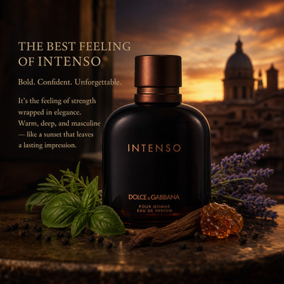 Dolce & Gabbana Intenso Pour Homme EDP 4.2 oz Cologne Perfume Spray New Sealed