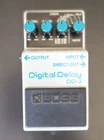 Boss DD-3 DD3 Digital Delay MIJ Vintage Blue Label Made in Japan August 1990