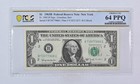 1963 B $1 New York NY FRN Fr#1902-B Choice Unc 64 PPQ PCGS Barr *3146 — photo 1