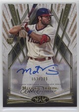 2022 Topps Tier One Break Out 52/299 Matt Vierling Matthew #BOA-MVG Auto 7xr