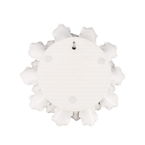 A&B Home Cream Handmade Flower Wall Décor Off-White 9 inches - Picture 4 of 5