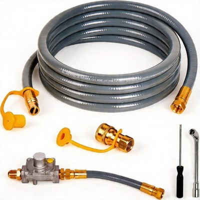 #NEW 98523 Natural Gas Conversion Kit for Monument Grill 12ft 1/2'' Hose