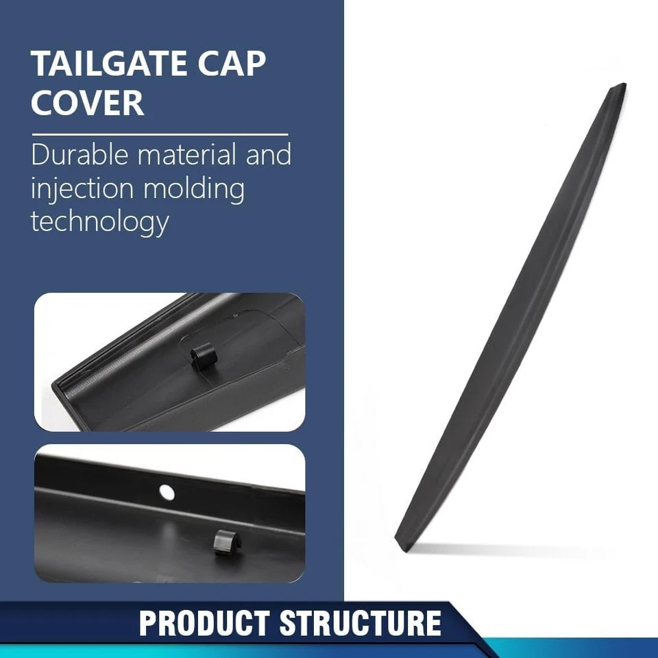 Tapa moldeadora puerta trasera compatible con Dodge Ram 1500 2009-2018 Foto 3 de 4
