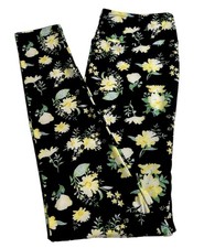 LuLaRoe Leggings OS One Size FALL Autumn Floral Colorful DANDELION Daisy Stretch
