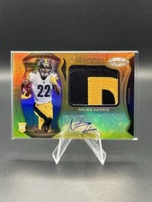 2021 Panini Certified Freshman Fabric Signatures Najee Harris #213 Gold /25