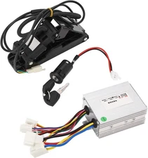 Dilwe Electric Speed Pedal Controller Kit,24V 500W Throttle Pedal... 