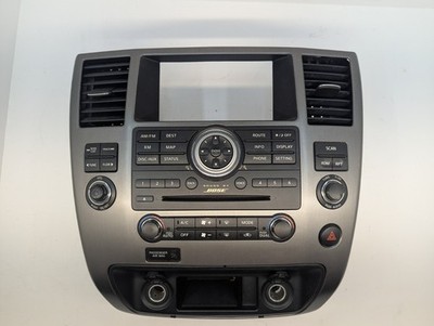 2008-12 Nissan Armada Center Dash Bezel Climate Control BOSE Radio Stereo Audio