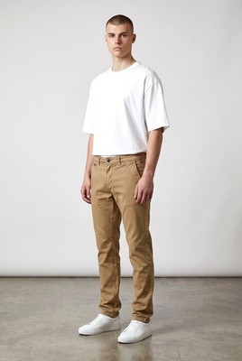 Le Temps des Cerises Chino Hose JOGG Herren Camel KURT Latte NEU