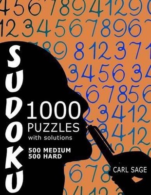 Sudoku Puzzle Book, 1,000 Puzzles, 500 Medium and 500 Hard, With Solutions: Get