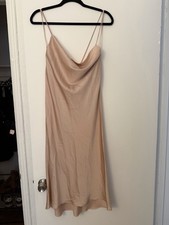 Woolworths Pink Silk Dress, Size 6