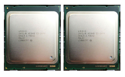 2 x Intel SR0L0 Xeon E5-2690 8-Core 2,90GHz 8,00GT/s 20MB L3 LGA2011 Prozessor