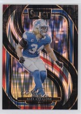 2024 Panini Select Premier Level Black & Red Shock Prizm Alex Anzalone #104 19b1