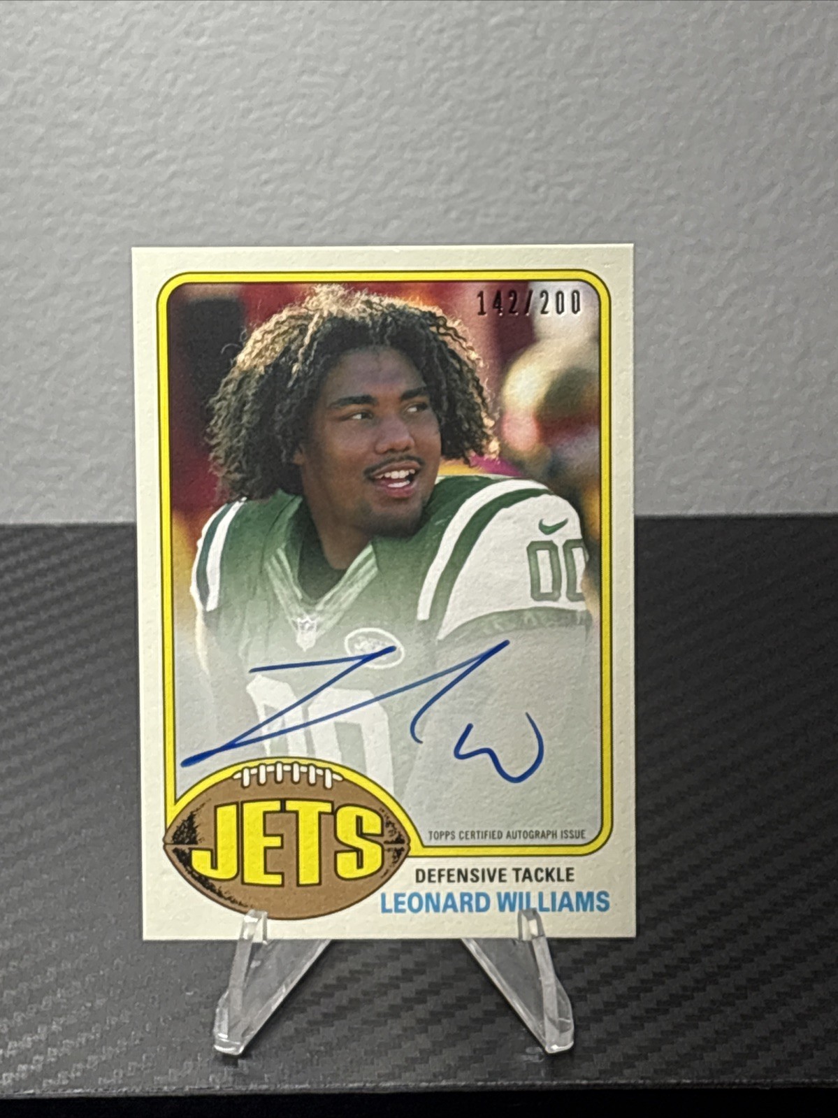 Leonard Williams Topps 1976 Rookie Autographs #76ALW Base