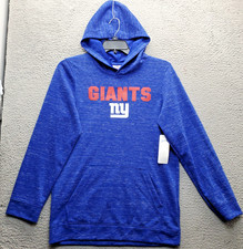 NFL New York Giants Team Apparel Football Hoodie Youth 2XL Heather Blue Pullover
