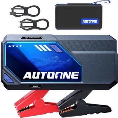 AUTOONE 10000A Jump Starter 24000mAh 12V Car Booster USB-C 168W DC