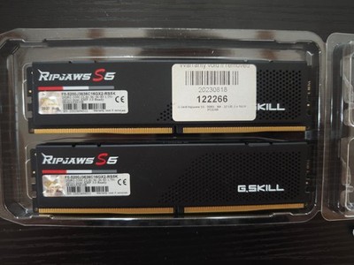 G.Skill Ripjaws S5 32 GB DDR5-5200 CL36   2×16 GB