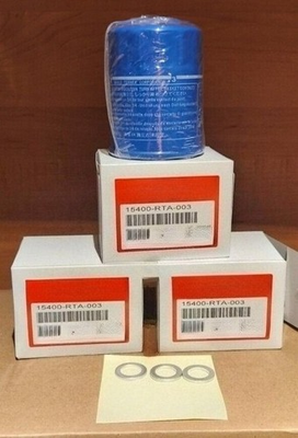 #ad Set of 3 For Honda Oil Filters with Drain Plug Washer 15400 RTA 003 New Sealed $21.84
