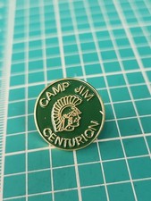Vtg Camp Jim Centurion Gold Tone Lapel Pin