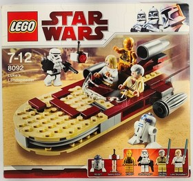 LEGO Star Wars: 8092 Luke's Landspeeder - w/Box & Instructions, *NO MINIFIGURES*