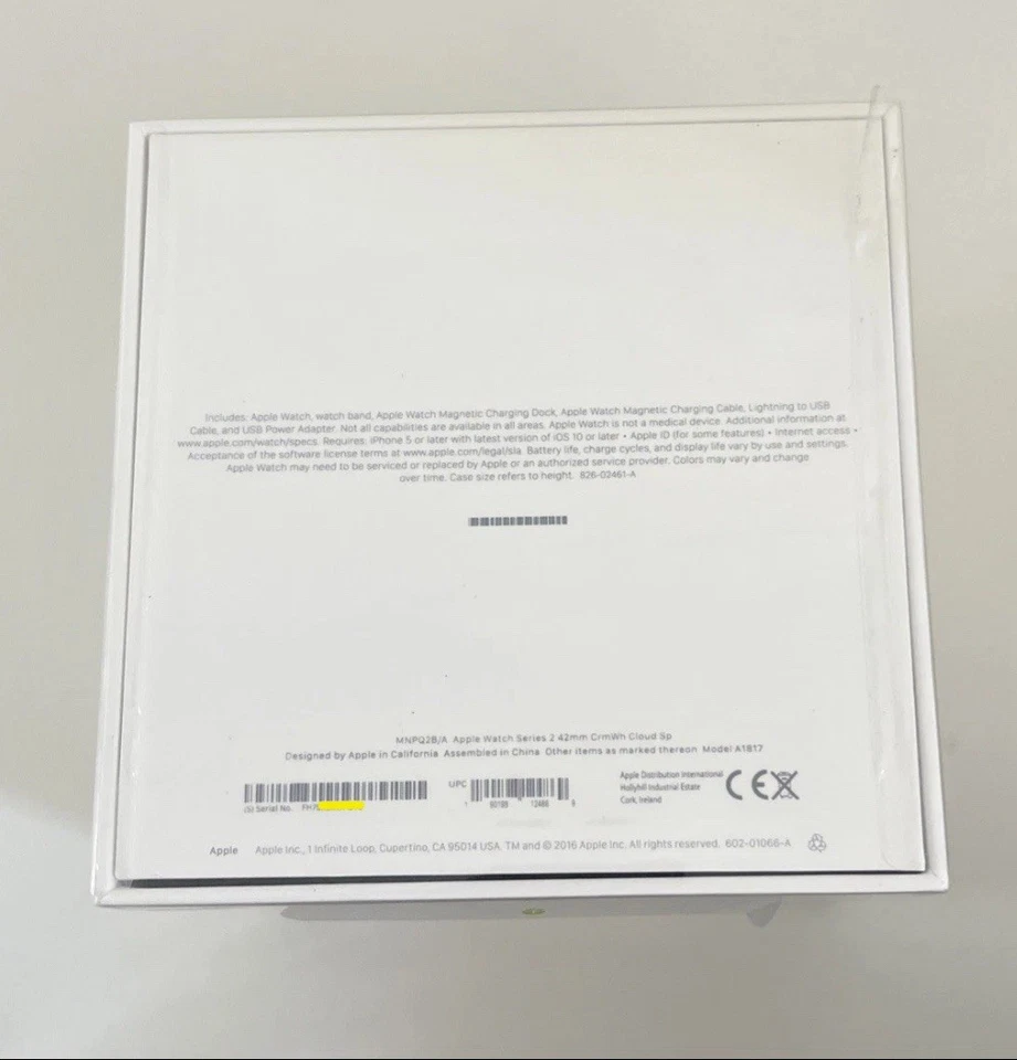 New Sealed Old Stock Apple Watch Series 2 Edition 42mm - Rare Ceramic - Image 4 of 4