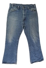 VTG 80s LEVI  S 646 USA Men  s 35 x 30 Blue Cotton Denim Bootcut Bellbottom Jeans