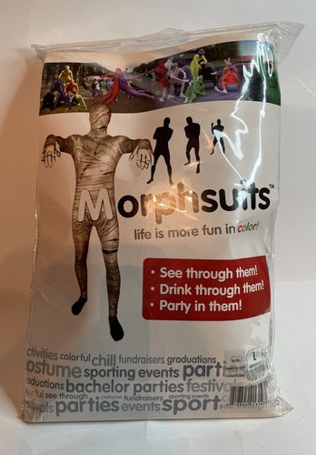 Morphsuit Mummy Skinsuit Halloween Costume Large New - Picture 5 of 9