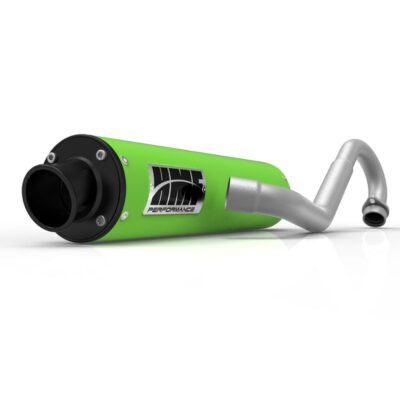 HMF Performance Green Full System Exhaust Black End Cap Kawasaki Brute Force 750
