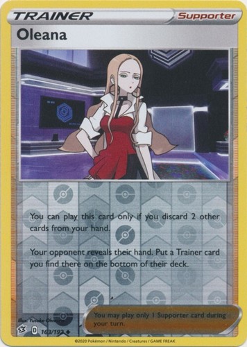 oleana pokemon card value Pokemon - Sword & Shield - Rebel Clash - Oleana main image 0
