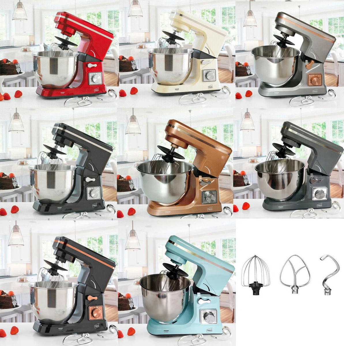 Mixer top for cooking