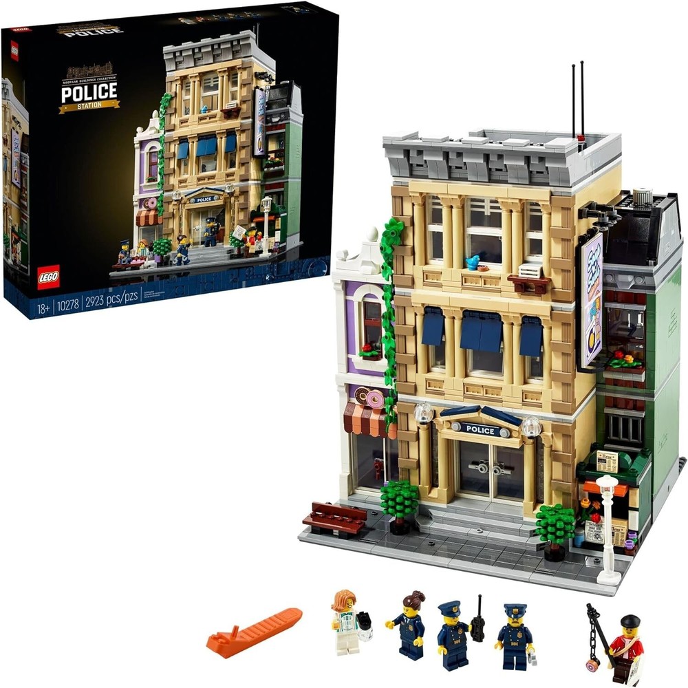 LEGO Icons Modular Police Station 10278 New Large Building Set for Adults
