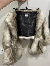 Faux Fur Scarf Neck Warmer Wrap Large Collar Shawl Babeyond NL