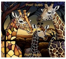 20oz Sublimation Tumbler Wrap Stained Glass Giraffes Ready To Press Transfer