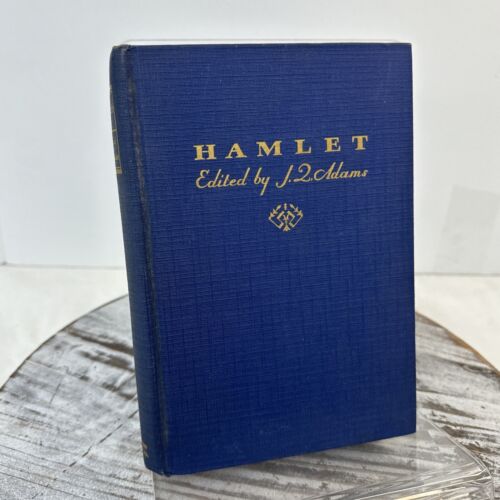 1929-HAMLET PRINCE OF DENMARK William Shakespeare EDITED by Joseph Quincy Adams - Afbeelding 1 van 12