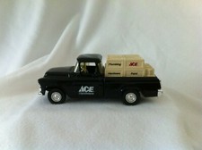 Ertl Diecast Metal Coin Bank 1955 Chevy Cameo Ace Hardware Truck 