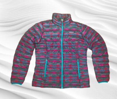 Patagonia Down Sweater Puffer Jacket Women's Small Turquoise
