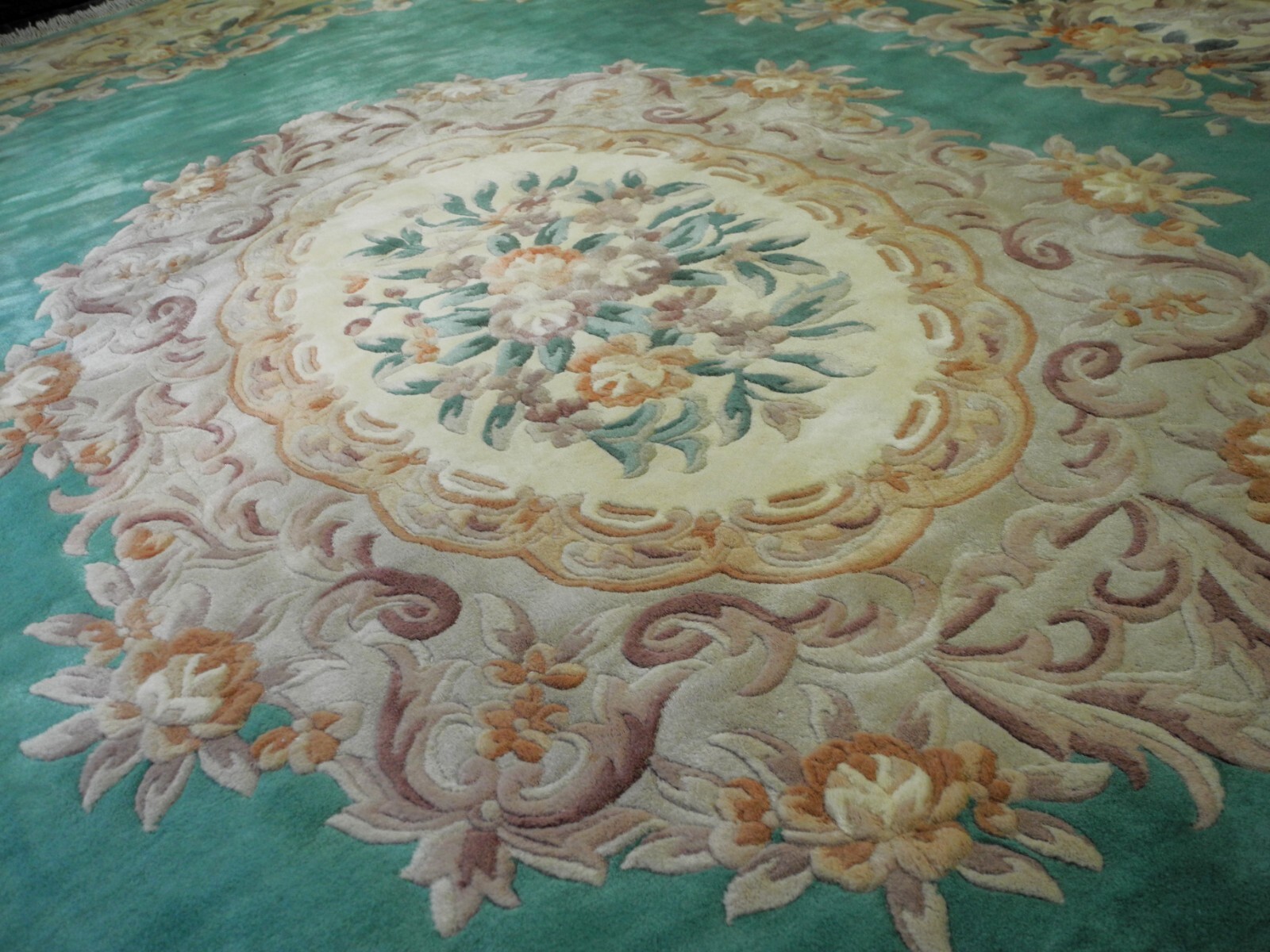 13' x 9' Ex Large JOHN LEWIS Handmade Chinese WOOL Rug ORIENTAL Carpet