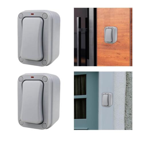 Waterproof Wall Push Button Momentary Contact Switch Door Access Control with - Afbeelding 1 van 7