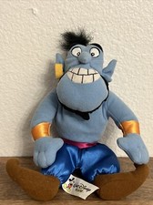 GENIE ALADDIN DISNEY 8 STUFFED PLUSH BEAN BAG TOY NEW WITH TAGS