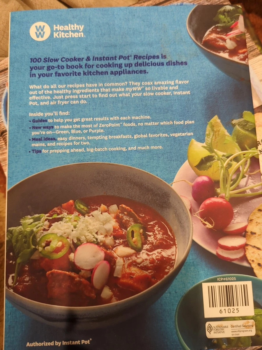 Ww slow cooker and instant pot cookbook hot sale