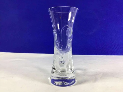 Vintage Royal Moselle Crystal Fluted Handled Shot Glass For Gift Set of 8 - Picture 3 of 4