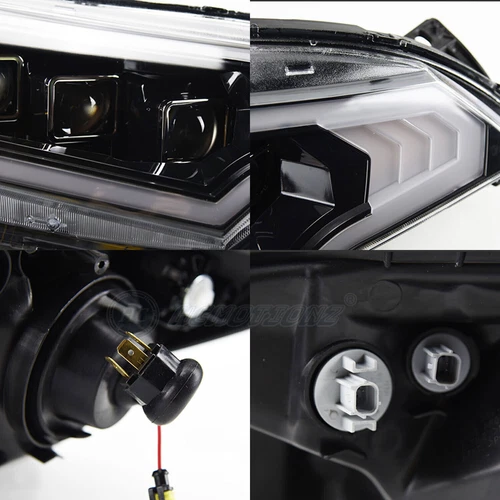 HC LED Headlights For Honda FIT/JAZZ 2013-2020 Sequential with Animation DRL - Picture 9 of 18