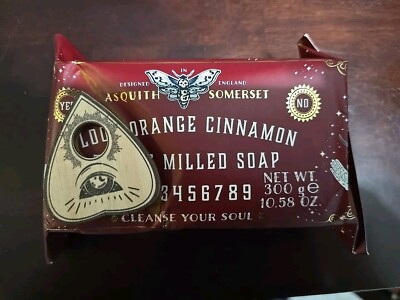 Asquith & Somerset Blood Orange Cinnamon Triple Milled  Bar Soap 10.58 oz