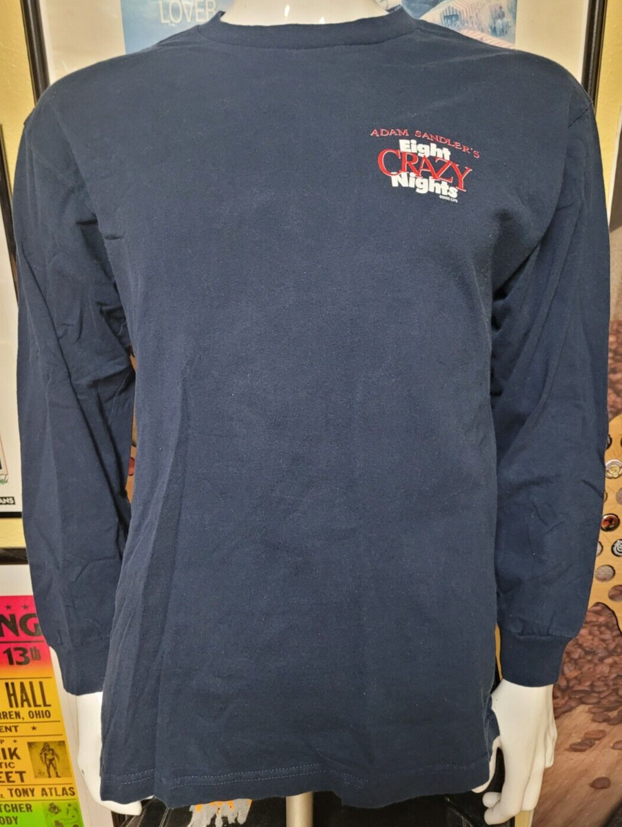 VTG 2002 Adam Sandler Eight Crazy Nights Long Sleeve Promo T Shirt