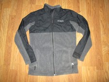 Boys COLUMBIA full zip fleece jacket sz L Lg 14 - 16