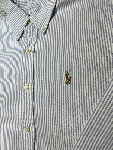 polo ralph lauren Oxford Stripe Shirt xs - Picture 2 of 4