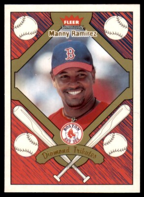 2004 Fleer Tradition Diamond Tributes Manny Ramirez Boston Red Sox #18DT