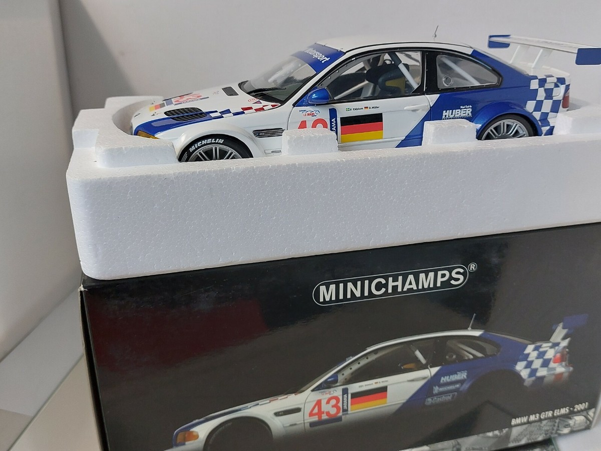 Minichamps BMW M3 GTR ELMS Jarama 2001 Winners Ekblom/D.Muller On